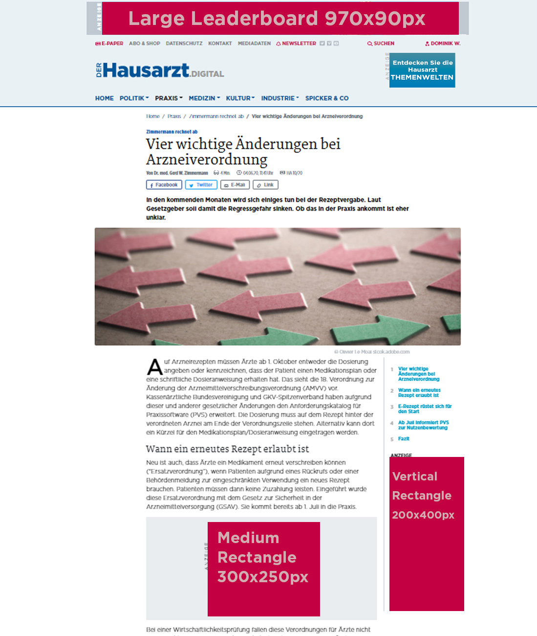 Artikel werbung